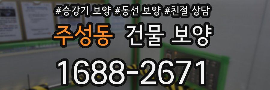 주성동 건물 보양