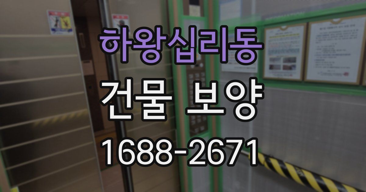 하왕십리동 건물 보양