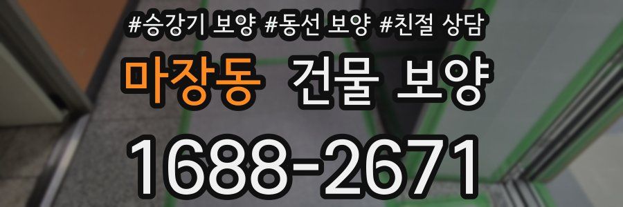 마장동 건물 보양