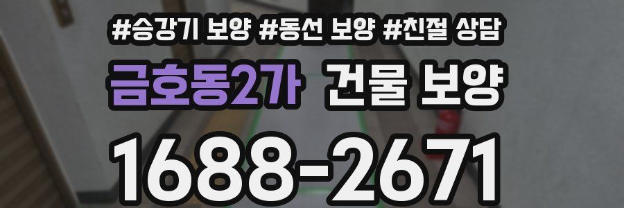 금호동2가 건물 보양