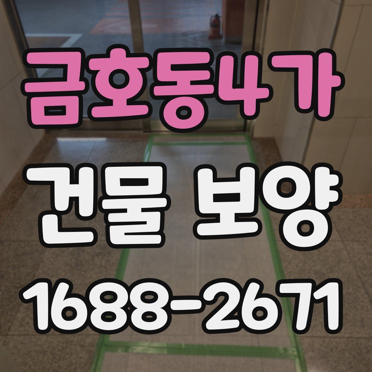 금호동4가 건물 보양 시 계절별 관리 포인트