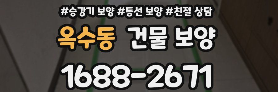 옥수동 건물 보양