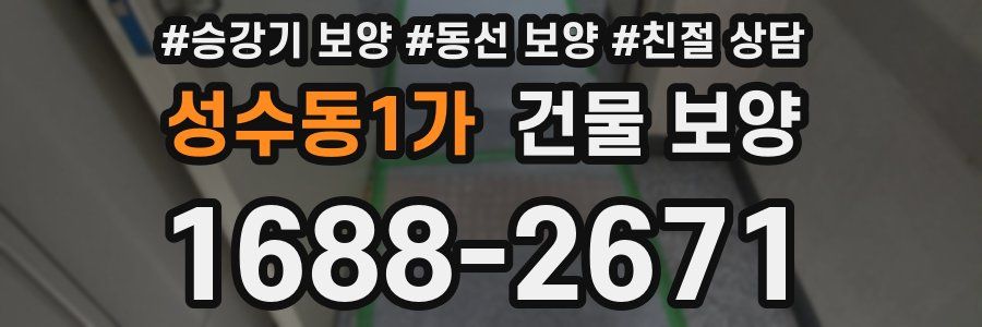 성수동1가 건물 보양