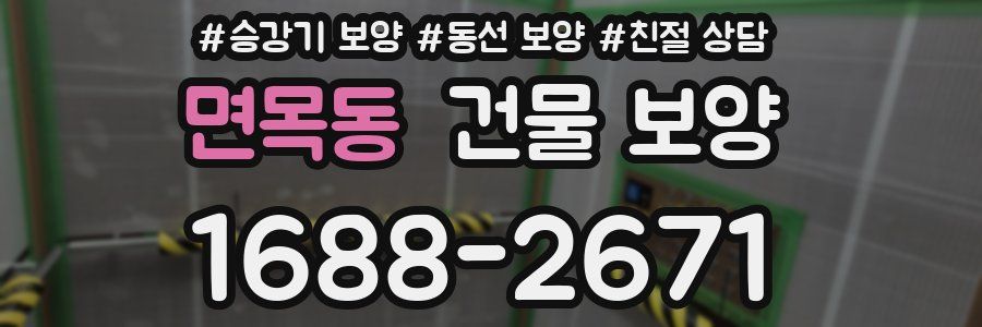 면목동 건물 보양