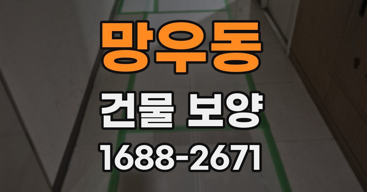 망우동 건물 보양