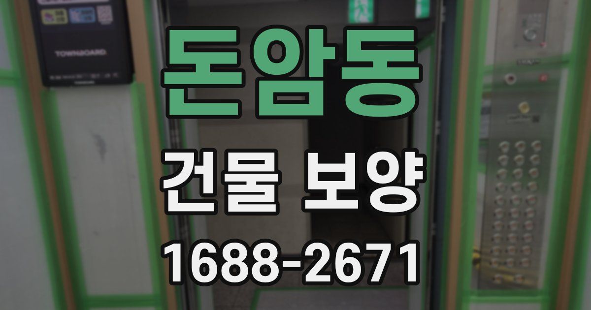 돈암동 건물 보양