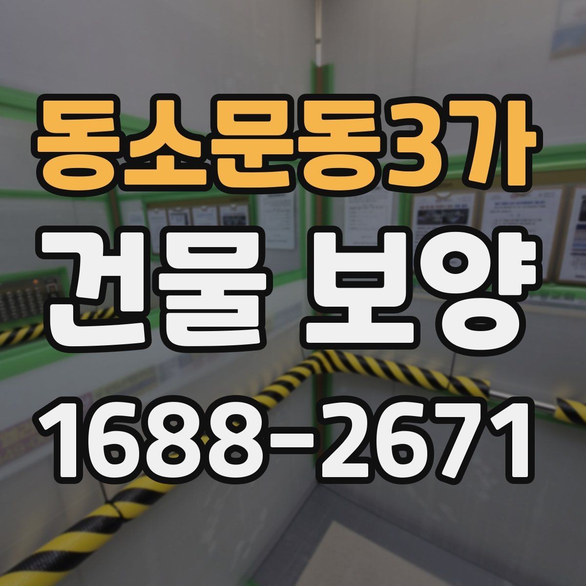 동소문동3가 건물 보양 전후로 비교해야 할 사항