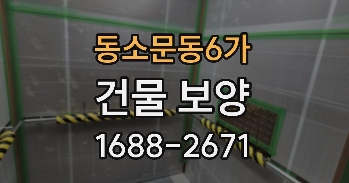 동소문동6가 건물 보양