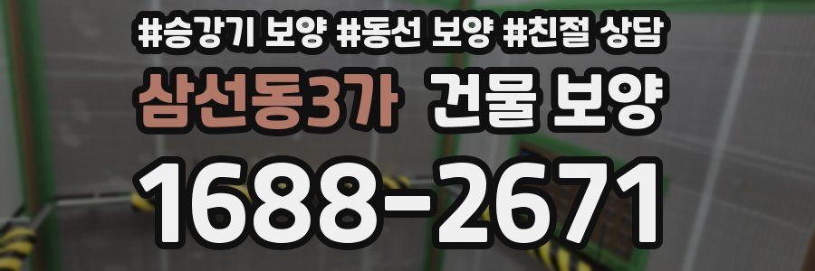 삼선동3가 건물 보양
