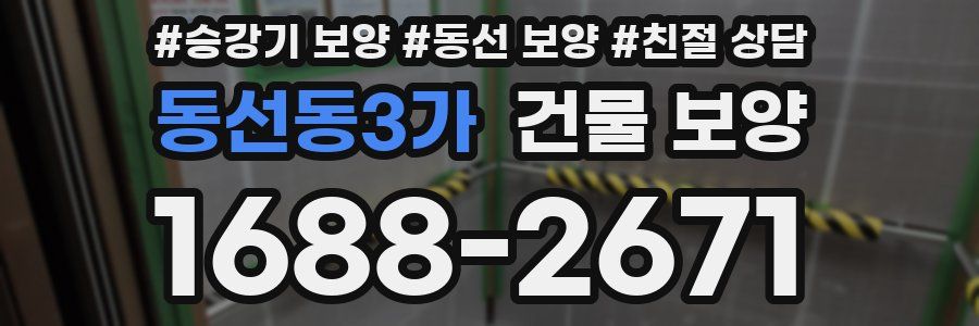 동선동3가 건물 보양