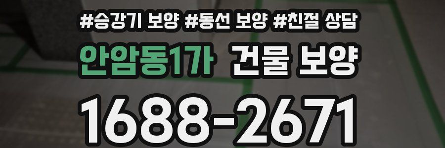 안암동1가 건물 보양