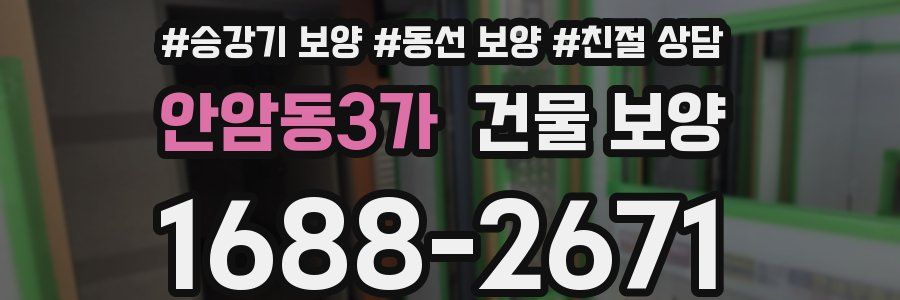 안암동3가 건물 보양