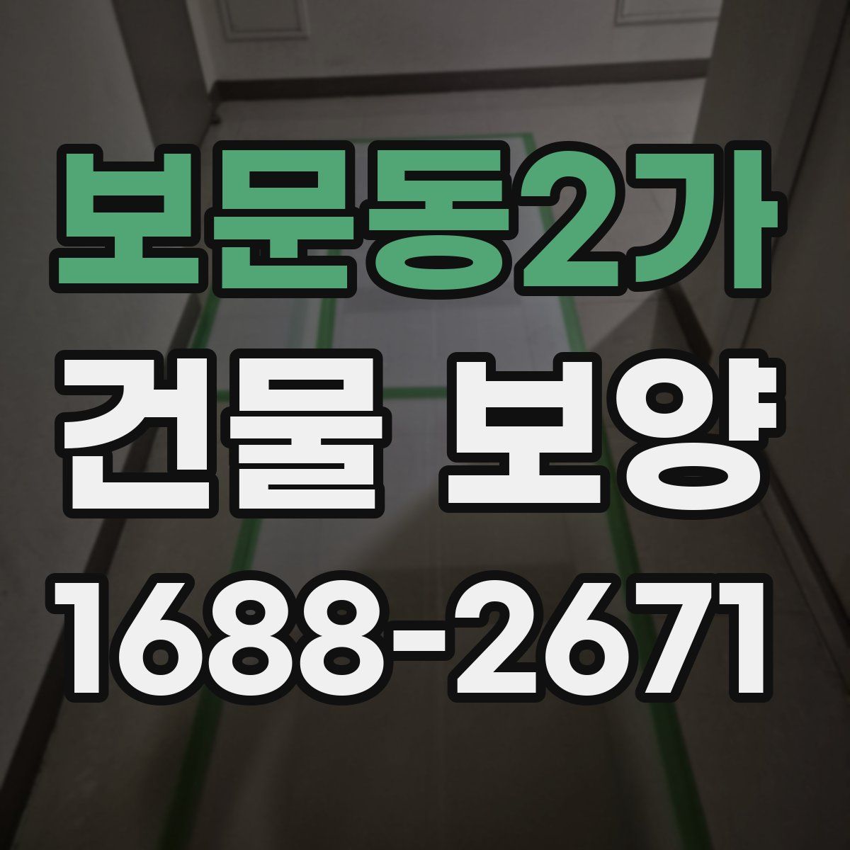 보문동2가 건물 보양