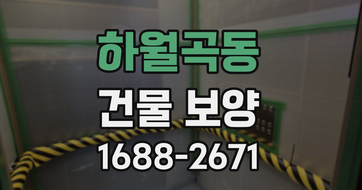 하월곡동 건물 보양