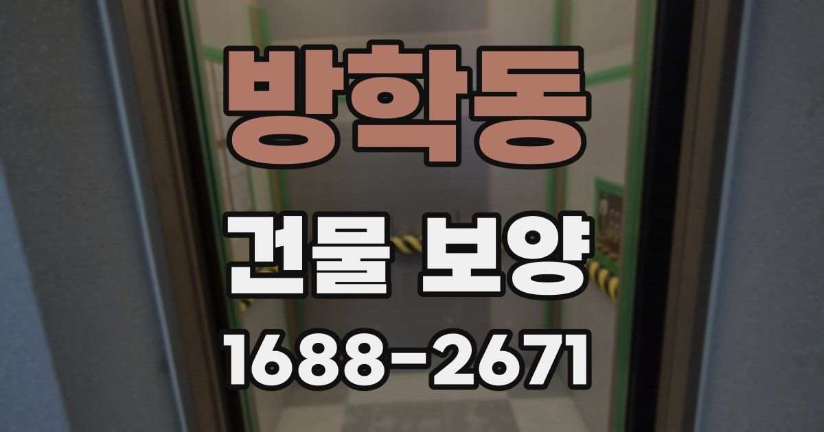 방학동 건물 보양