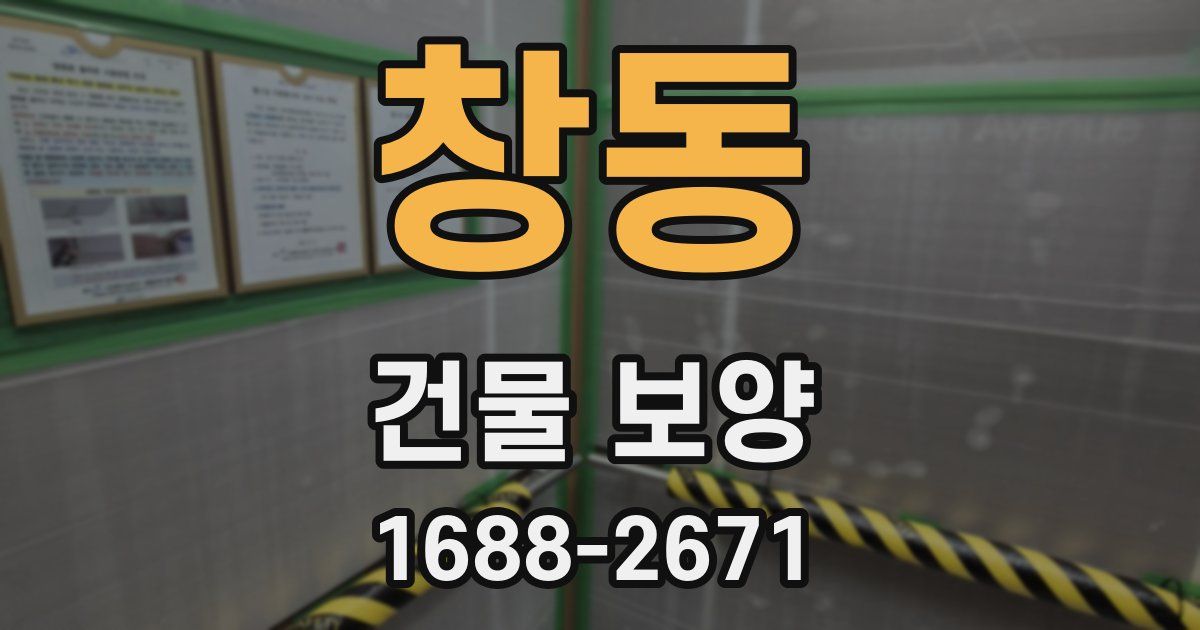 창동 건물 보양