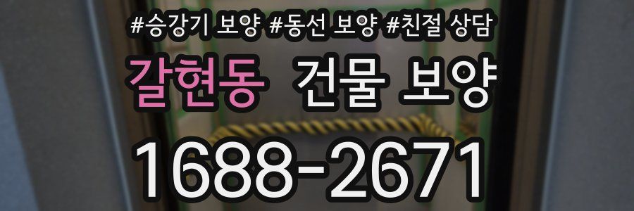 갈현동 건물 보양