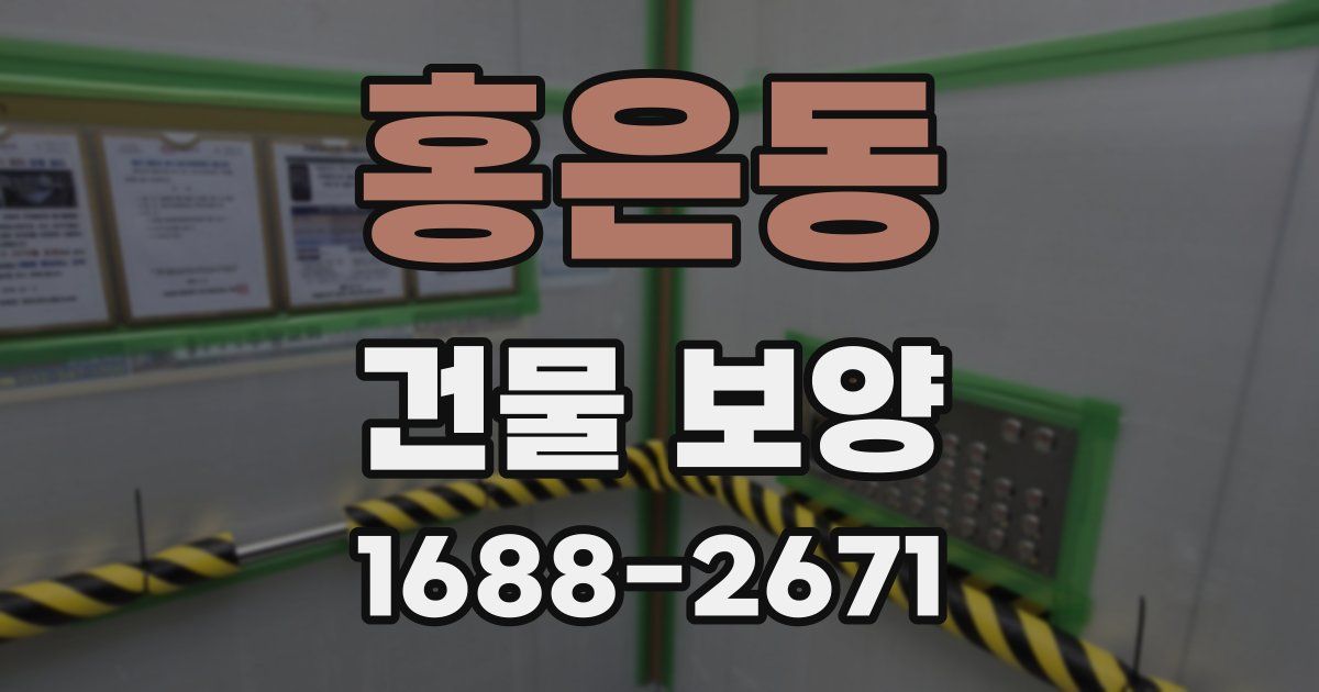 홍은동 건물 보양