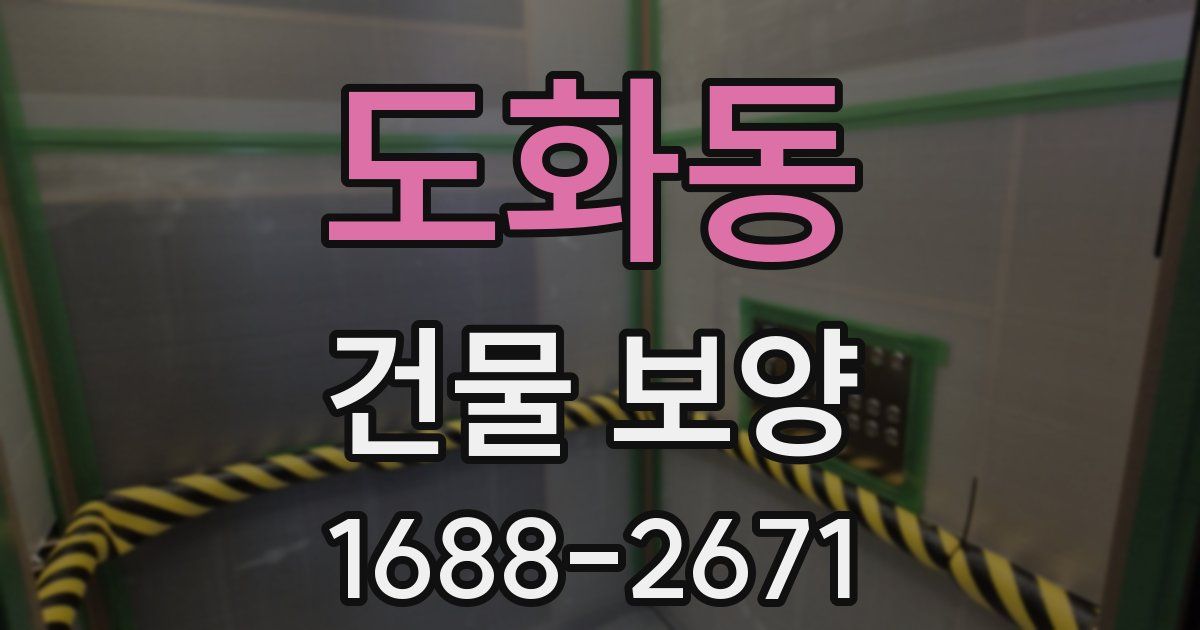 도화동 건물 보양