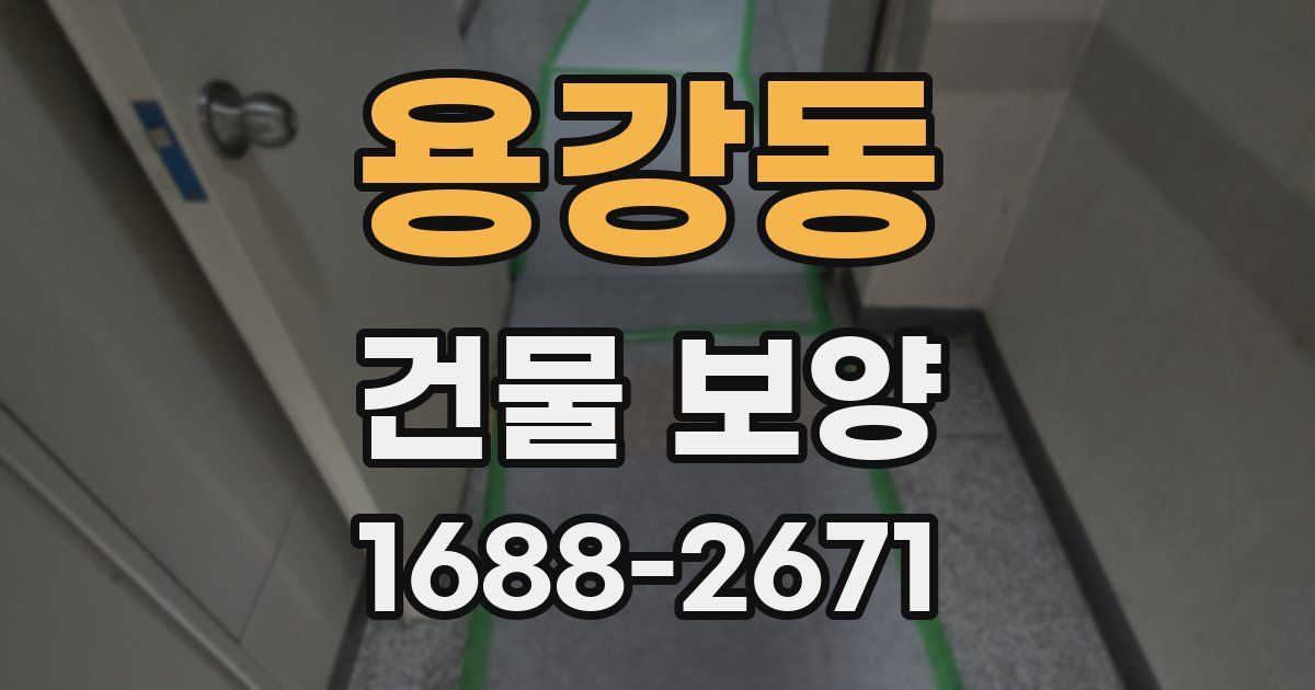 용강동 건물 보양