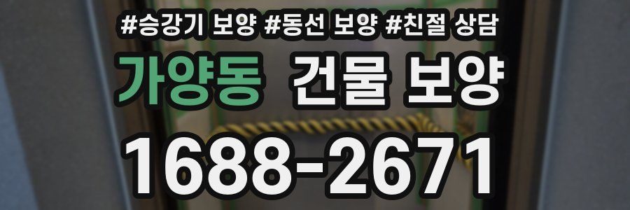 가양동 건물 보양