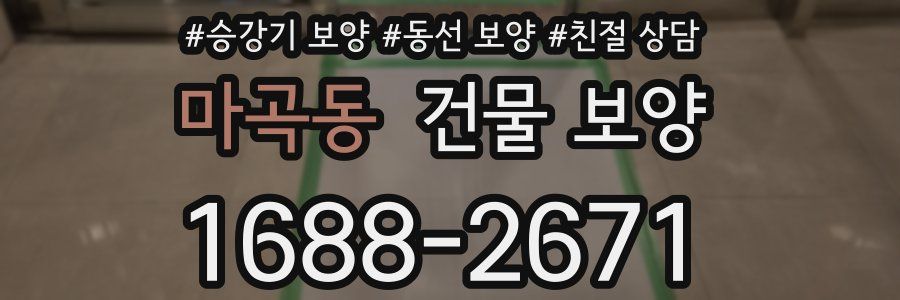 마곡동 건물 보양