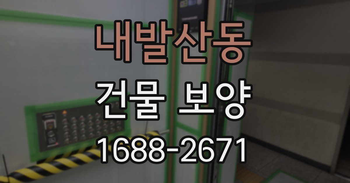 내발산동 건물 보양