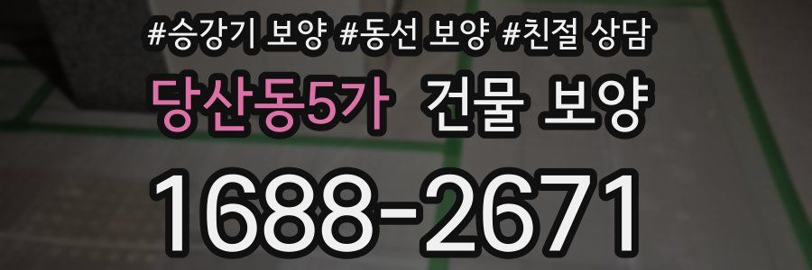 당산동5가 건물 보양