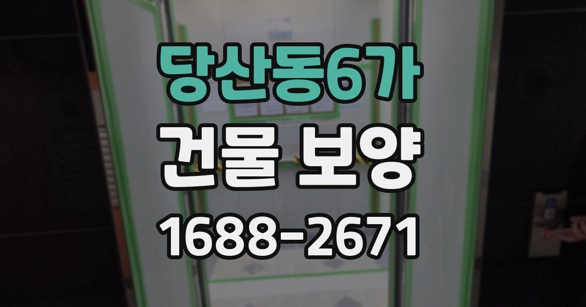 당산동6가 건물 보양
