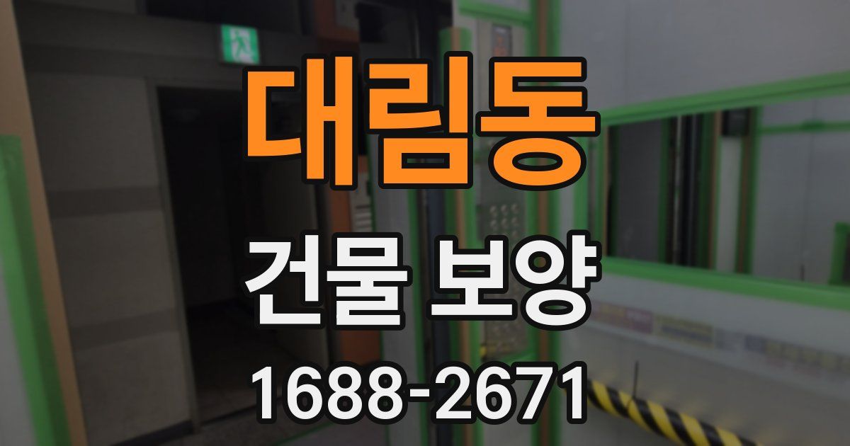 대림동 건물 보양