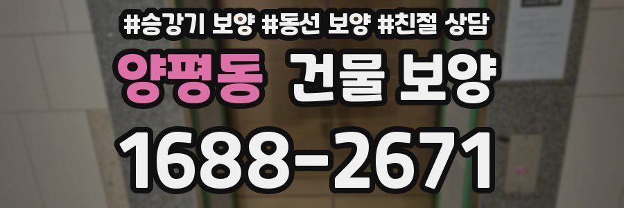 양평동 건물 보양