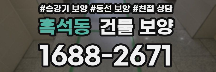 흑석동 건물 보양