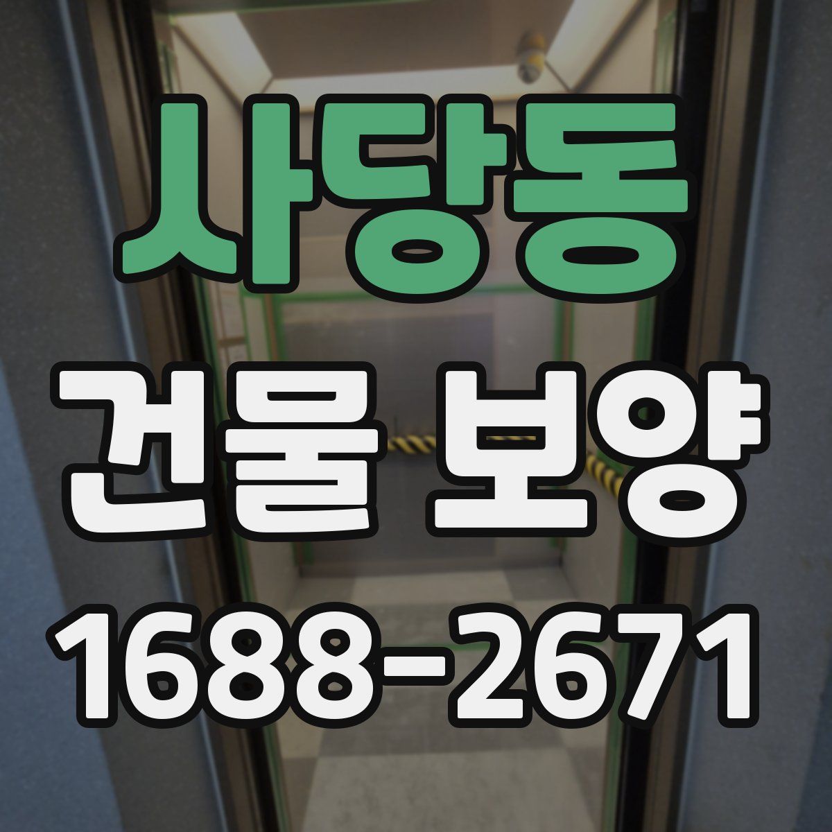 사당동 건물 보양