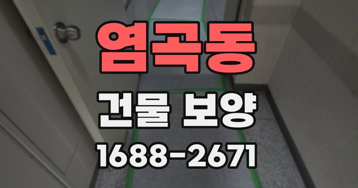 염곡동 건물 보양