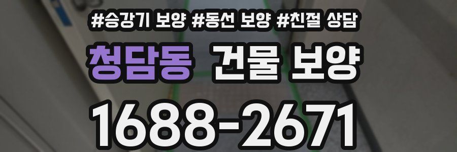 청담동 건물 보양