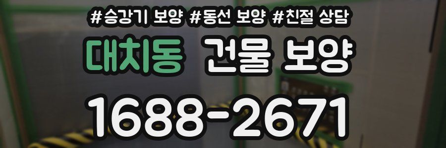 대치동 건물 보양