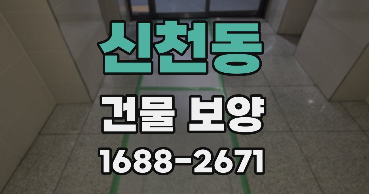 신천동 건물 보양