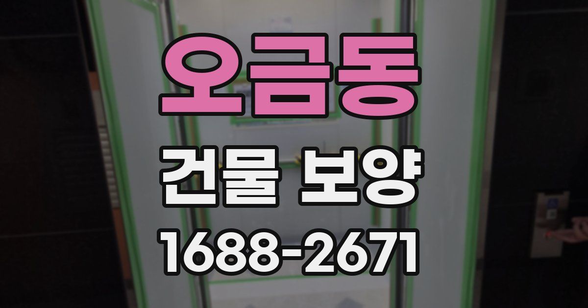 오금동 건물 보양