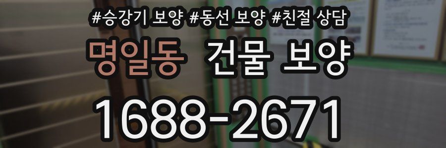 명일동 건물 보양