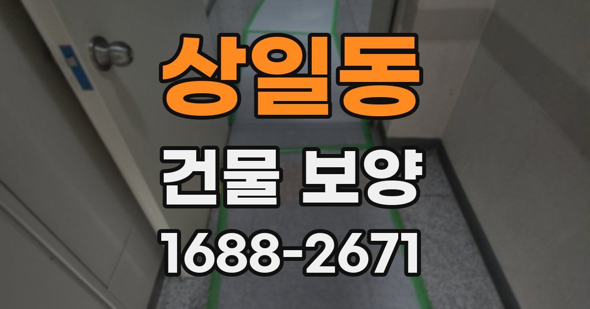 상일동 건물 보양