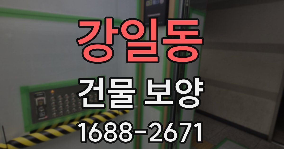 강일동 건물 보양