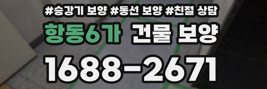 항동6가 건물 보양