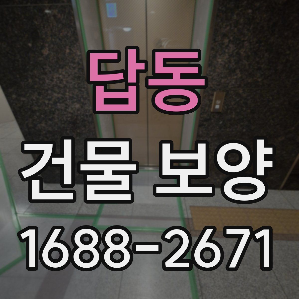 답동 건물 보양 시공 범위에 따라 달라지는 점