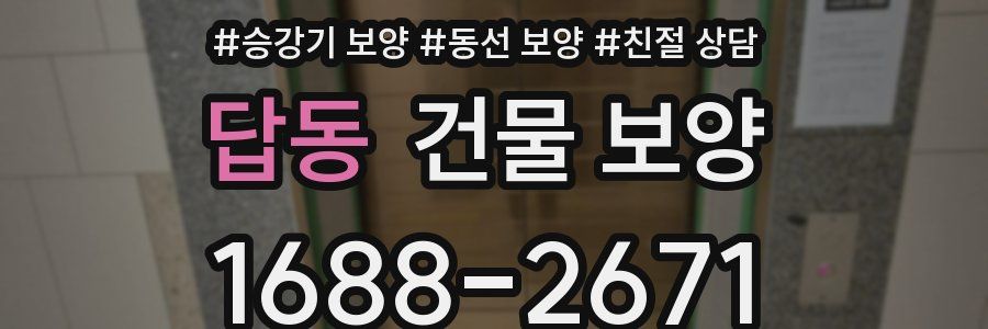답동 건물 보양