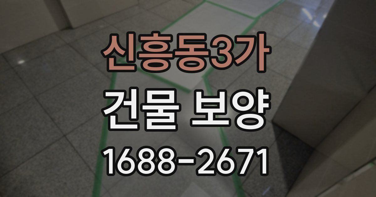 신흥동3가 건물 보양