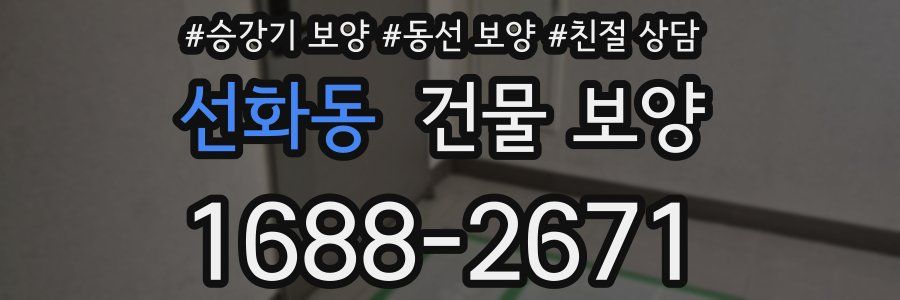 선화동 건물 보양