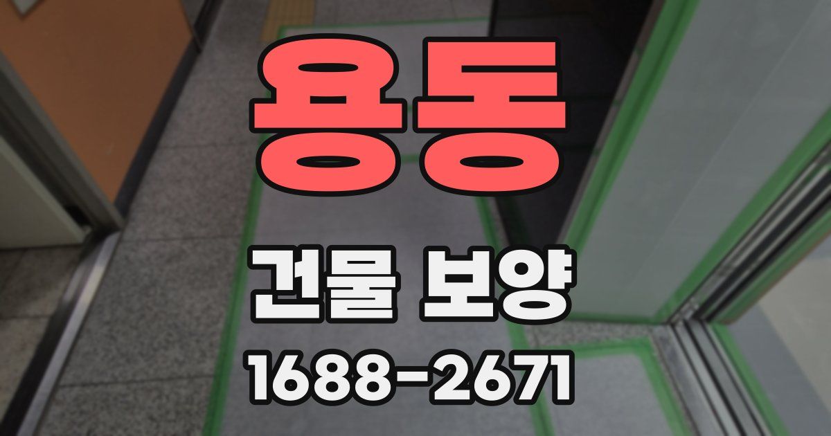 용동 건물 보양