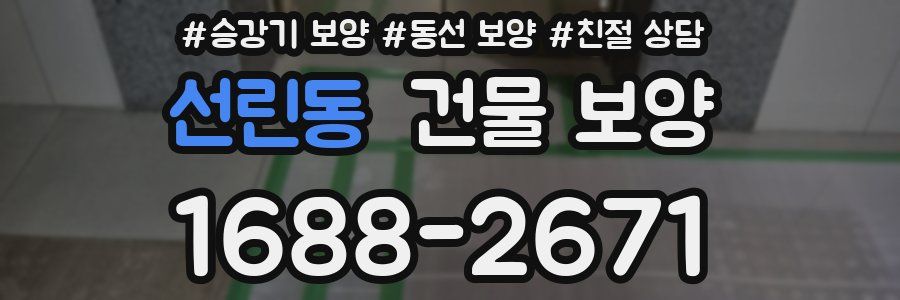 선린동 건물 보양