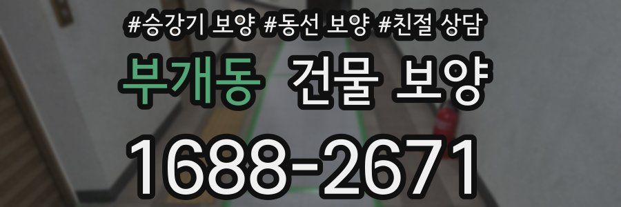 부개동 건물 보양