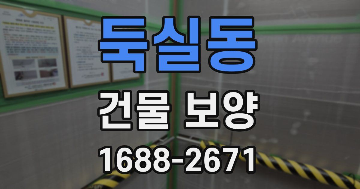 둑실동 건물 보양